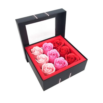 rose petal soap set