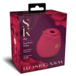 Secret Kisses Air Rose Bud Suction Clitoral Vibe – Red